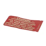 Pitco P6095501 CAUTION STICKER