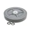 Follett PB502530 Wheel, 8" Rigid, Its Cart