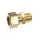 Avtec PB FTG0304 Fitting, 5/8" Compression x 3/8" MPT, Brass