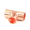 Randell PB TEE502 Tee, Copper, 5/8" OD