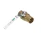 Avtec PB VLV0308 VALVE, 1/2 MXF THREADED BALL 33325K33 CHROME PLAT