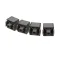 Cadco PD1001AO Foot, Grey Plastic + Rubber Foot, Pack of 4, XAFT-111/115