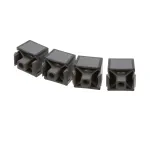 Cadco PD1001AO Foot, Grey Plastic + Rubber Foot, Pack of 4, XAFT-111/115