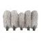 Bar Maid PH-5S POLISHING HEADS-SET OF 5-STAND