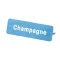 Carlisle PLQ30114 PLAQUE GLASS CHAMPAGNE CARLBLU
