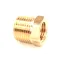 Pitco PP10658 Reducer Bushing, Hex, 3/8" Male NPT x 1/4" Female NPT, Brass