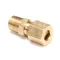 Pitco PP10934 Fitting, Compression Brass Straight, 1/4TU x 1/8MPT