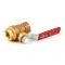 Pitco PP10945 Water Valve With Handle, 3/8", Brass