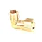 Pitco PP11134 Compression Fitting, 90 Degree Elbow, 1/4" NPT Outside Thread x 3/8" Tube, Brass