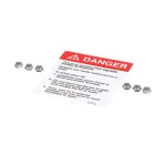 Winston PS1232-6 Nut, Flex Lock, 1/4-20, Pack of 6
