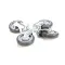 Winston PS2343-4 Caster, 5", Swivel, 2 with Brake , 2 No Brake, Stem, Set of 4