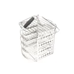 Winston PS2838 BASKET COMP WIRE 4 HD QR