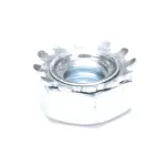 Bakers Pride Q2046A Nut, Hex Lock, Zinc, 1/4-20', 'K', CBBQ-30S, CBBQ-60S