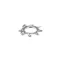 Bakers Pride Q3016A WASHER, #6 EXTERNAL STAR