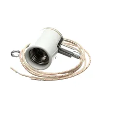 Hatco R02.30.051.00 Lamp Socket, Single, 24" Leads, 250V
