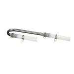 Pipe Elbow with Hose Clamps