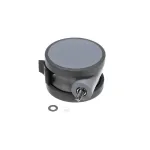Caster Wheel, w/ Brake, 125mm, Gray/Black