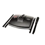 Rubbermaid RCP421288BK Floor/Carpet Sweeper, Black, 4-Each