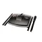 Rubbermaid RCP421288BK Floor/Carpet Sweeper, Black, 4-Each