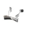 Clip, Spring, Nickel Plated, Steel, 1 to 1-7/8