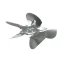 Randell RF FAN0502 Fan Blade, 5 Fin, Aluminum, 083-0131-00 Copeland