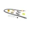 Dormont RG752S60 3/4" DIA., 60" RELIAGUARD, STANDARD SNAP, 2 SWIVEL