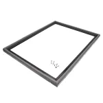 Intermetro RPC5-39-BCDR Door Assembly, Dutch, Clear, Bottom