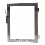 Intermetro RPC5-S5CDR Door 1/2 Height, Bottom, Clear, Stainless Steel