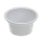 Carlisle S28302 Ramekin, 4 Oz., 3-1/8" Dia., Smooth, Dishwasher Safe, Stain Resistant, Safe For Temperature Up To 212 F, Stackable, Melamine, White, Nsf, Bpa Free                                                              