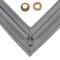H&K International SGASKET-23 Door Gasket, Snap-In, Gray, PPT08-06A