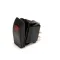 Cleveland SK2474103 Switch, On/Off, Rocker, SPST, Lighted Red, 24V, 15A