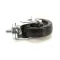 Caster with Brake, Swivel Stem, Single