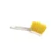 Sink Brush, Yellow Bristles with White Nylon Handle