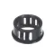 Bushing, Snap-In, 11/16&quot; ID x 7/8&quot; OD, Black