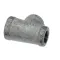 Tee, 3 Way, 1/2&quot; x 3/8&quot; x 3/8&quot; Inside Thread, Galvanized