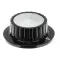 Timer Knob with Indicator Arrow, Black, 1/4&quot; Round Hole