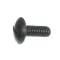 Screw, Slotted Truss Head, 10-32 x 1/2&quot;, Black