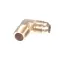 Elbow, 90 Degree, 3/8&quot; MPT x 1/2&quot; Male Flare, Brass