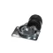Dual Caster with Brake, Swivel Plate, 2&quot;, Single
