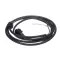 Power Cord with Right Angle Plug &amp; Strain Relief, 120V, 15A, R280