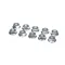 Lock Nut, Hex Washer, .31-18, Pack of 10