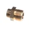 Nipple/Fitting, Adapter, Brass, 1/4 x 3/8 BSPM