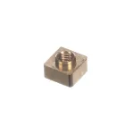 Nut Insert, M4, Brass, 8 x 8 x4 mm