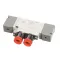 Edlund V015S Valve, 5-Way, SMC, Double Air Pilot