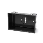 Well with Drain, 12&quot; x 20&quot;, Black