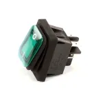 Atosa W0308019 Rocker Switch, Power, Green Lighted