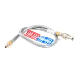 Dormont W50BP2Q60 60" Coated Water Connector Hose with 2-Way Disconnect - 1/2" Diameter