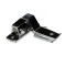 Component Hardware W60-1000-S HINGE, SHORT STRAP, POLISH CHR