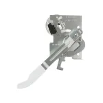 GE Appliance WB14T10093 Handle & Latch Assembly, White, Range