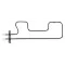 GE Appliance WB44X195 Oven Element, Bake, 240 Volt, Range
